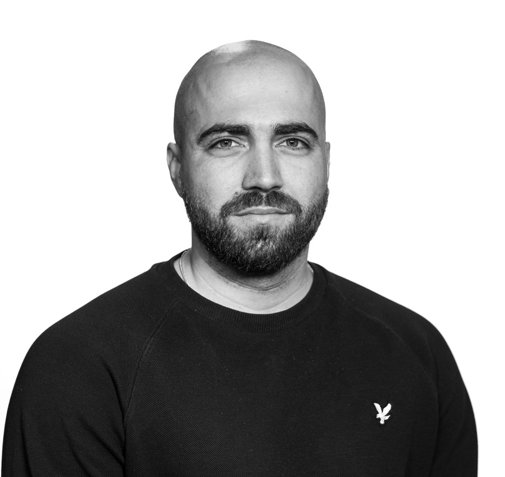 Svartvitt porträtt 1